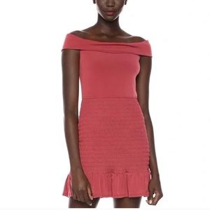 NTW BCBG Smocked Mini Dress